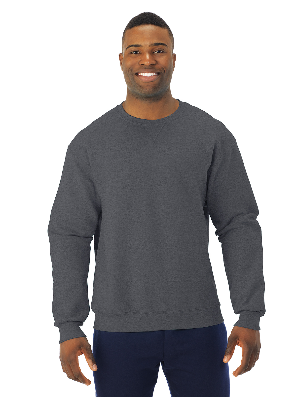 Fruit Of The Loom Adult Sofspun Sweatshirt, 3XL, Charcoal Heather