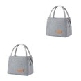 thumbnail image 3 of ZheElen Pack Lunch With Confidence Insulated Bento Bag Designed For Large Capacity Large+Grey 2Set, 3 of 6