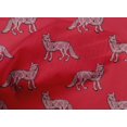 thumbnail image 4 of oneOone Cotton Cambric Fabric Fox Block Print Fabric By The Yard 56 Inch Wide, 4 of 4