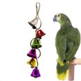 thumbnail image 2 of Metal Bell String For Parrot Bird Supplies Parrot Toy Jingle Bell Toy With Hanging Buckle, 2 of 8
