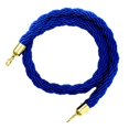 thumbnail image 1 of Rope Barriers - Heavy Duty Crowd Control Stanchions Crowd Control Stanchions 2m Blue, 1 of 7