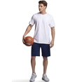 thumbnail image 3 of Russell Athletic Essential 60/40 Performance T-Shirt, 4XL, White, 3 of 4