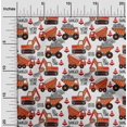 thumbnail image 2 of oneOone Tissu Polyester Spandex Orange pour Robe de Camion Tissu Imprimé au Mètre 56 Pouces de Large, 2 of 4