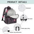 thumbnail image 2 of Watercolor Small Floral Pattern Backpack Adjustable Padded Straps and Chest Strap Lightweight Durable School Backpack for and, 2 of 6