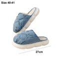 thumbnail image 2 of Pantoufles pour Hommes Antidérapantes d'Hiver Chaudes Pantoufles Intérieur Extérieur Chaussures, 2 of 5