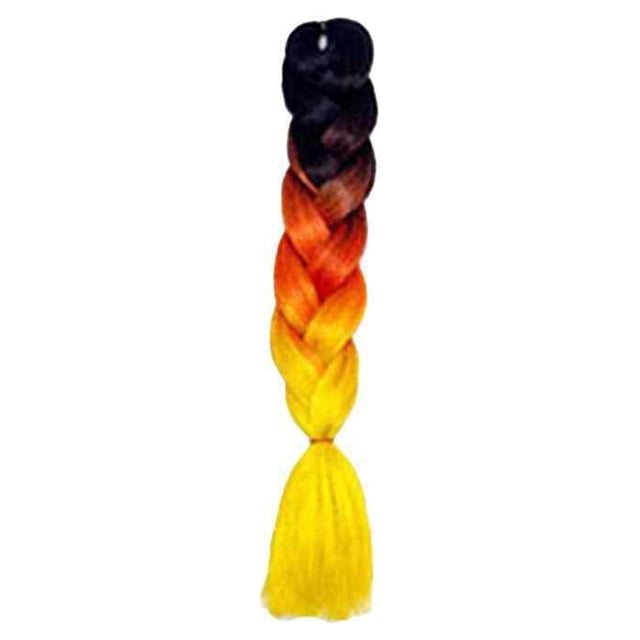 Gradient Color Women Braid Hair Large Braiding High temperature fiber Hair Wigs High Temperature Fiber Synthetic Hair Extensions