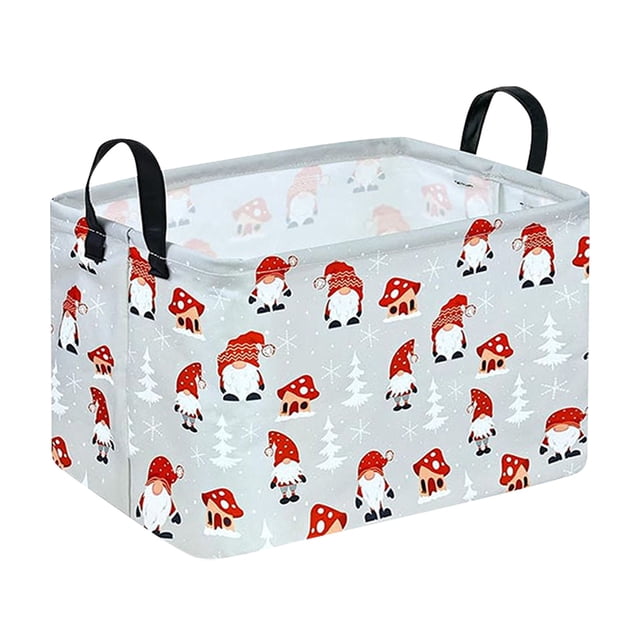 Christmas Snack Basket Storage Bag Desktop Storage Box Clothes Storage Basket