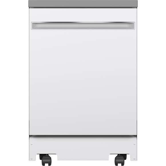GE 24" Portable Dishwasher White - GPT225SGLWW