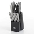 thumbnail image 2 of Oster Wellisford 14 Piece Cutlery Set W/Black Block - Textured Handle, 2 of 5
