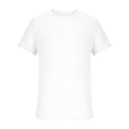 thumbnail image 3 of DPTALR Men's Summer Solid Round Neck Short Sleeved Knitted T-shirt, 3 of 5