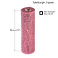 thumbnail image 2 of Unique Bargains PP Burlap Mesh 10' x 5 Yards Decorative Wrapping Ribbon, Rose Pink 1 Roll, 2 of 5