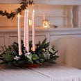thumbnail image 4 of Long Taper Candles for Wedding, Banquet, Party, Holiday Decor, Mixed Wax, 9.84 Inch, Set of Four, Unscented, Formal Dinner, Table Centerpiece, Ceremonial Lighting, Home Ambiance, 4 of 8