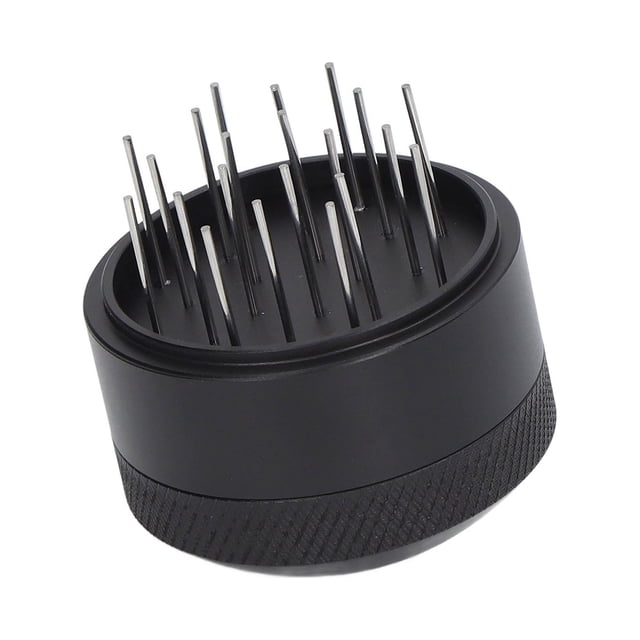 Coffee Needle Distributor, Espresso Coffee Stirrer Stainless Steel, Rust Resistant Espresso Distribution Tools with Base, Adjustable Depth for Cafes Home