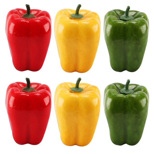 Coofit Artificial Pepper Foam Lifelike Realistic Creative Faux Pepper Fake Pepper