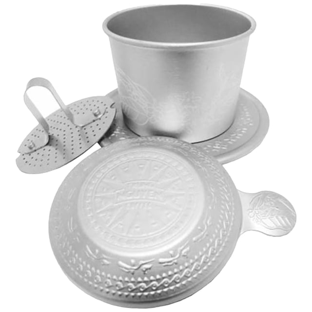 Miangastore 1 Set Vietnamese Coffee Dripper Aluminum Dripping Coffee Filter Coffee Lover Gift