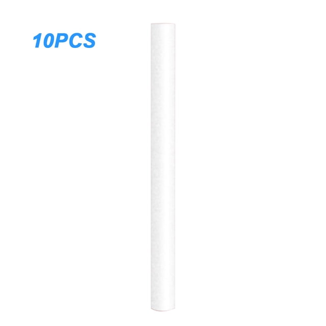 Yeacher 10Pcs/Pack 8mm Humidifier Cotton Swab Core Cotton Filter Wicks Humidifier Sticks Replacement Cotton Filter Stick Humidifier Parts