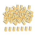 thumbnail image 2 of HILABEE 100 Pcs Dreadlocks Beads Rings Hair Accessories Hair Braid Rings Clips for Women Golden 10mmx15mm, 2 of 9