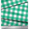 thumbnail image 3 of Soimoi Poly Georgette Fabric Gingham Check Printed Fabric 1 Yard 52 Inch Wide, 3 of 3