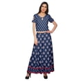 thumbnail image 1 of Moomaya Crop Top And Palazzo Set Party Wear Printed Santoon Ethnic Set For Girl, 1 of 1