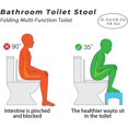 thumbnail image 4 of Bathroom Toilet Stool, Detachable Multi-Function Toilet Stool Portable Step for Home Bathroom, Squatting Toilet Stool, Portable Step for Home Bathroom, Convenient and Compact, Sturdy (Black), 4 of 7