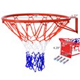 thumbnail image 3 of Gymax Panier Suspendu Extérieur de 18 Po avec Anneau et Filet pour Basketball, 3 of 10