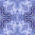 thumbnail image 1 of Ahgly Company Tapis d'Intérieur Lavable en Machine Carré Transitionnel Jeans Bleu, 8 Pieds Carré, 1 of 7