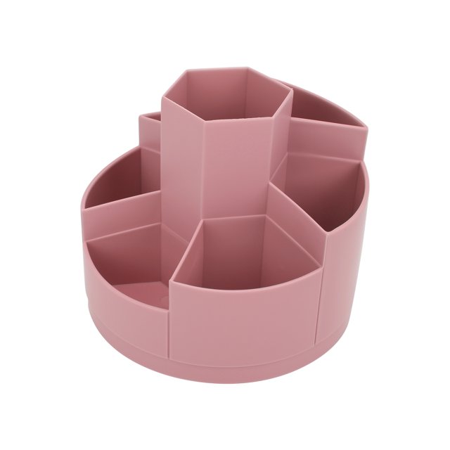 Porte-stylo Grande Capacité Rotation à 360 Degrés Rangement Résistant à l'Usure pour Bureau École Conception à Sept Compartiments Conception à Ouverture par Pas