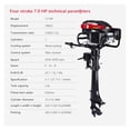 thumbnail image 5 of Boat Engine 4Stroke 4/ 6/ 6.5/ 7horsepower, Unique Design Outboard Motor, Fishing Boat Engine ,Easy to Install, 5 of 5