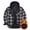 c02Gray, variant on LNWUY Men's Sherpa Lined Flannel Jacket with Hood Zip Up Plaid Shirt Jacket Thickened Winter Outdoor Warm Outerwear Fleece Coat Gray XL