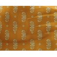 thumbnail image 4 of oneOone Georgette Viscose Fabric Circle|Leaves & Paisley Block Printed Craft Fabric BTY 42 Inch Wide, 4 of 4