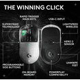 thumbnail image 3 of Logitech Pro X2 Superstrike Wireless Optical Gaming Mouse - White, 3 of 6