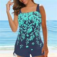 thumbnail image 2 of One Piece Swimsuits For Women Plus Size Women‘s Tankini Large Bikini Set Digital Print Suspender Beach Split Swimsuit, 2 of 6