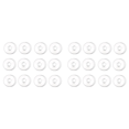 thumbnail image 1 of Glass Bobeches for Candlestick Holders, 24 Pcs Candle Drip Protectors Candle Rings for Tapers, Candle Drip Catcher, 1 of 8