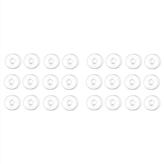 Glass Bobeches for Candlestick Holders, 24 Pcs Candle Drip Protectors Candle Rings for Tapers, Candle Drip Catcher