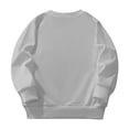 thumbnail image 5 of MIASHUI Chandail en Molleton pour Filles Hauts Imprimés Lettres Pull Col Rond, Gris, 3-4 Ans, 5 of 5