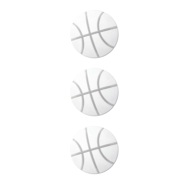 serony 4pcs Mute Door Rear Wall Crash Waterproof Anti-Collision Wall Crash Waterproof Pad Basketball Style 5cm white 3Set