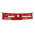 thumbnail image 1 of Coofit Christmas Outdoor Banner Creative Hanging Cartoon Santa Banner Yard Sign Banner, 1 of 10