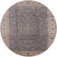 thumbnail image 1 of Ahgly Company Tapis d'Intérieur Lavables en Machine, Ronds Industriels Modernes de la Zone de la Puce Violette, 5' Ronds, 1 of 7
