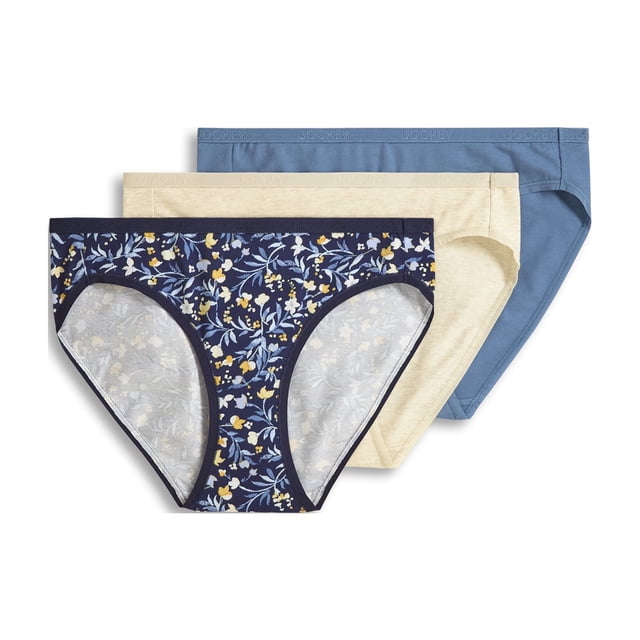 Jockey Bikini Extensible en Coton Biologique pour Femmes - Lot de 3