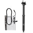 thumbnail image 2 of Arealer 30.9mm/31.6mm Mountain Bike Seatpost with Adjustable Height MTB Cable Controlled Hydraulic Seatpost Remote Internal Inner Cable Routing Bicycle Seat Post, 2 of 7
