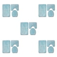 thumbnail image 2 of Baohd 3pieces Multi-functional Non-Slip Chenille Bath Rug Any Bathroom Eco-friendly PJ210908-A010 5Set, 2 of 6