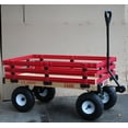 thumbnail image 4 of Millside Classic Kids 20" x 38" Wood Wagon with Poly Racks, 4 of 5