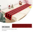 thumbnail image 1 of fastboy Christmas Table Mat Xmas Grid Strip Simple Style Drink Coaster Waterproof Home Decor Kitchen Placemats Tablecloth New Year, 1 of 6