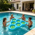 thumbnail image 4 of Jeu d'Eau Triangulaire Gonflable avec 6 Trous pour Piscine, 4 of 6