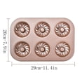 thumbnail image 1 of Bread Baking Pan,6 Cake Pan 6 Piece Cake Baking Pan Household Baking Donut Kitchen Baking Non-Stick Baking Pan Donut Pan for Baking,Cake Baking Pans,Donut Baking Pan, 1 of 2