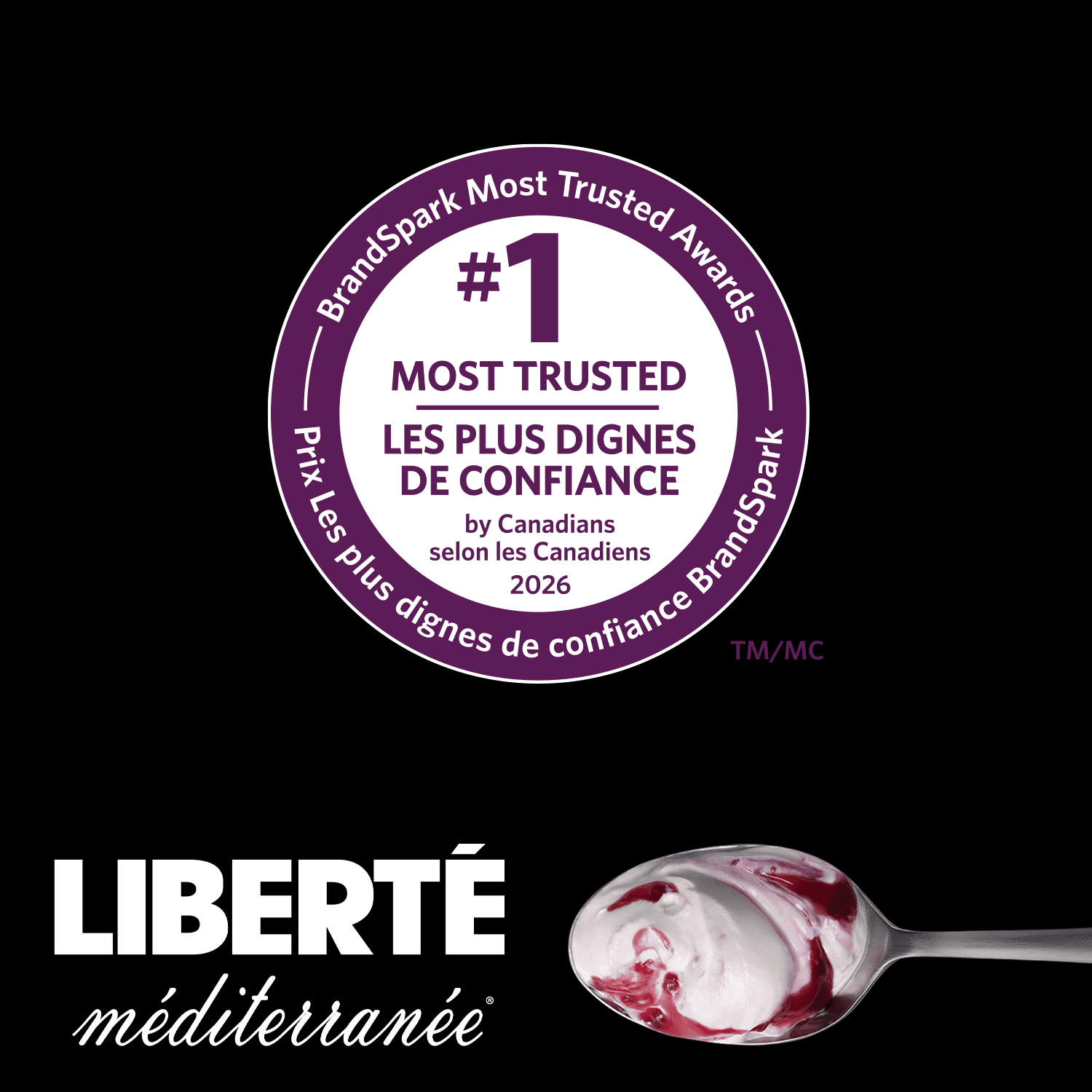 Liberté Méditerranée 9% Yogurt, Coconut, 500g
