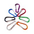 thumbnail image 2 of AMERTEER 5 Pcs Mousqueton en Aluminium Clip Anneau en D Crochet à Pression Porte-Clés Randonnée, 2 of 8