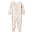 thumbnail image 1 of George Baby Boys' Two-Way Zip Printed Sleeper, 1 of 2