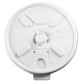 thumbnail image 1 of Lift Lock Plastic Hot Cup Lids, White - 10 oz, 1 of 1