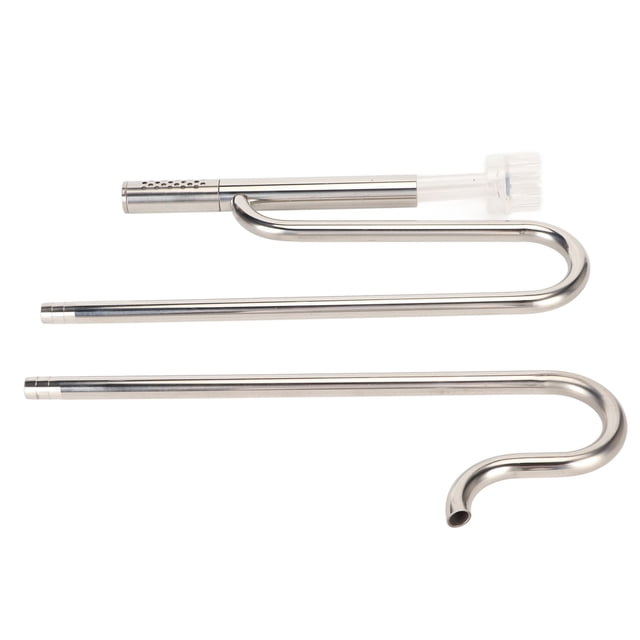 Inflow Outflow Pipe Set, Adjustable Skimmer Lily Pipe For Aquarium Filter 16mm Water With 16mm Deoiling Film Inlet